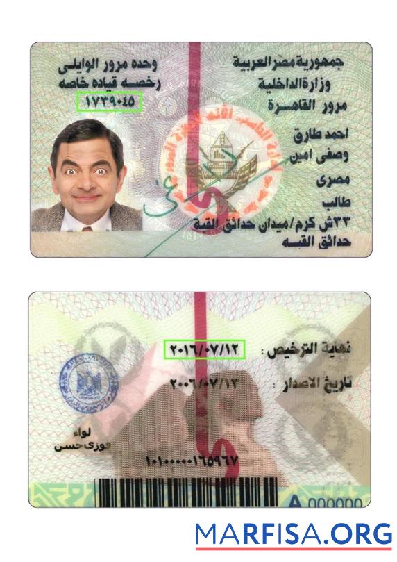 Downloadable Egypt ID Version 2 example